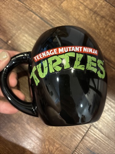 Tazza Tartarughe Ninja Teenage Mutant 2014 nera e verde - Foto 2 di 4