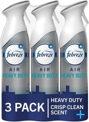Air Mist Freshener Spray Odor Eliminator Clean Scent 8.8oz (3 Pack)