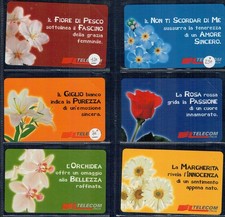 GIAN - Thematic Series "Floral Messages" 6 New Complete Cards