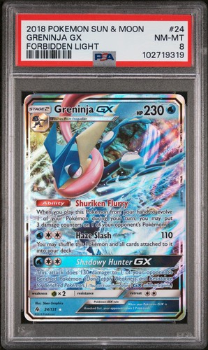 Greninja-GX graded PSA 8 for sale on eBay