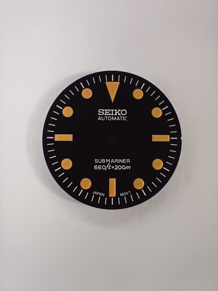 New Replacement Seiko Military Sub no Date Dial SKX007 / SKX031