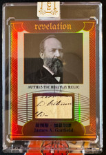 James A. Garfield 2025 Eternal 96/99 Patch Revelation Authentic History Relic