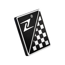 ZELIONI Aufkleber-Wappen Schwarz/Wei&szlig; 37x46mm PIAGGIO Vespa GTS IE Touring 2