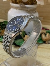 Rare Seiko 5 Automatic Men's 7009 Blue Dial Day/Date Vintage