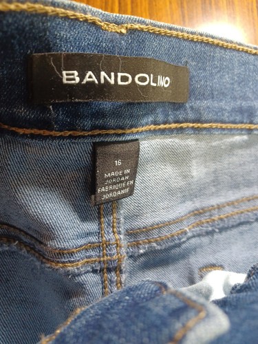 Bandolino Blue Jeans Denim Mandie Capri Größe 16 Stretch - Bild 4 von 6