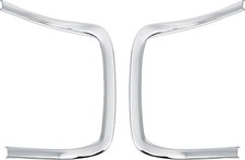 1968-69 Dodge Charger Front Grill Outer C End Moldings Pair