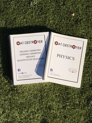 OAT DESTROYER 2017 O Chem, Gen Chem, Biology, Quantitative Reasoning + Physics
