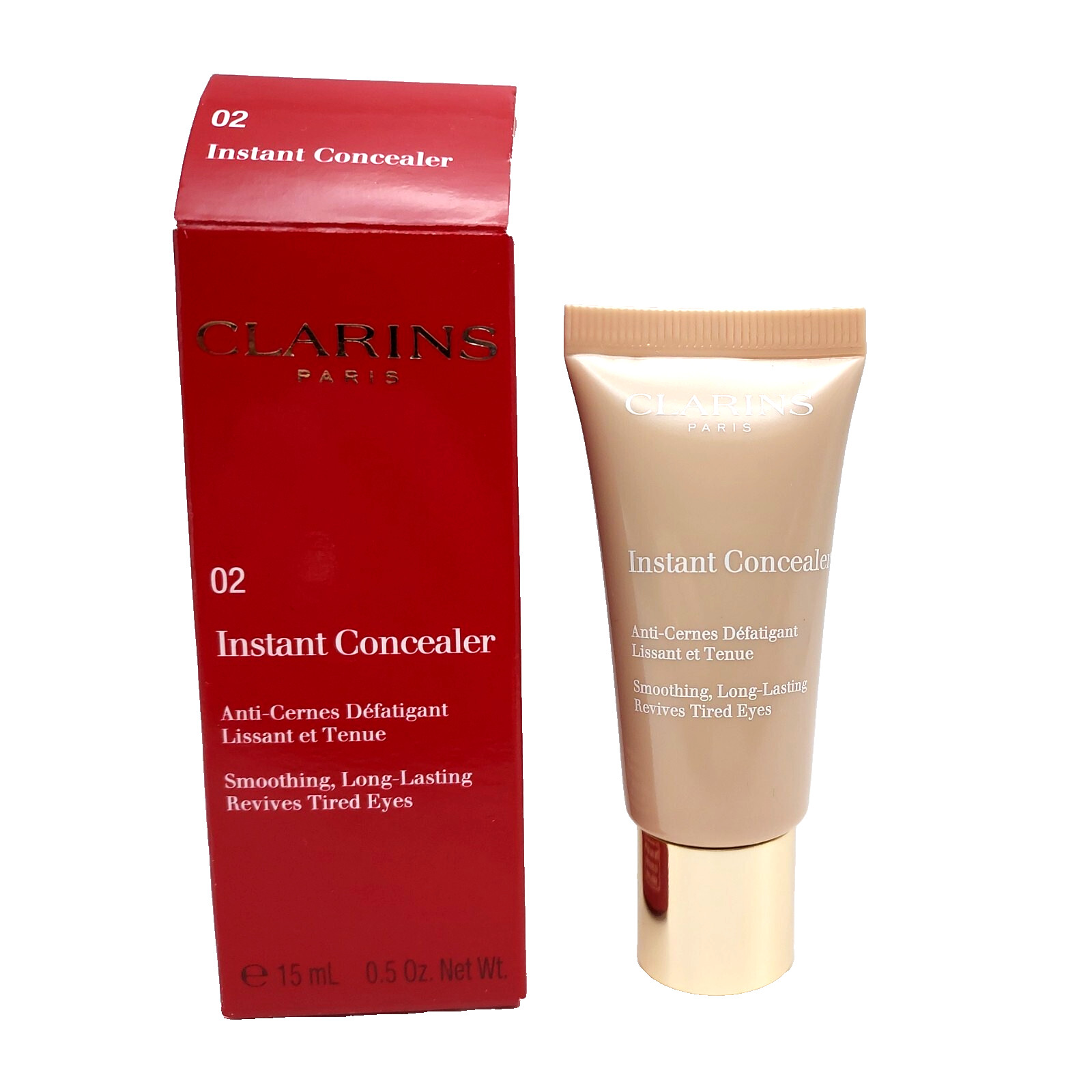 Clarins Instant Concealer 02 Full Size .5oz