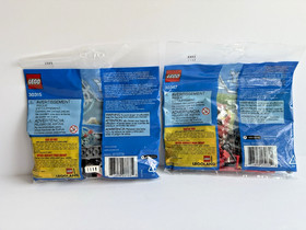 LEGO CITY (2) Polybag Set Lot Space Utility Vehicle Fire Car 30315 30347 NISB