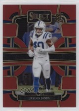 2023 Panini Select Concourse Red Prizm 24/99 Jaylon Jones #42 3hd