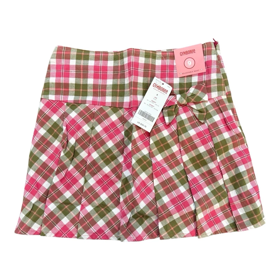 Gymboree Embroidered Mittens Outfit With Pleated Skirt With Shorts  Girls size 9 - Image 4 of 4