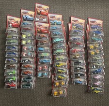  59 Disney Pixar Cars World of Cars Diecast Lot Chase Van Chuck Ferrari Leroy