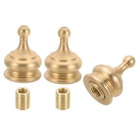 18X25Mm Lampenkappen FüR 3Er-Set, Massive Messing Lampenschirm-Deko