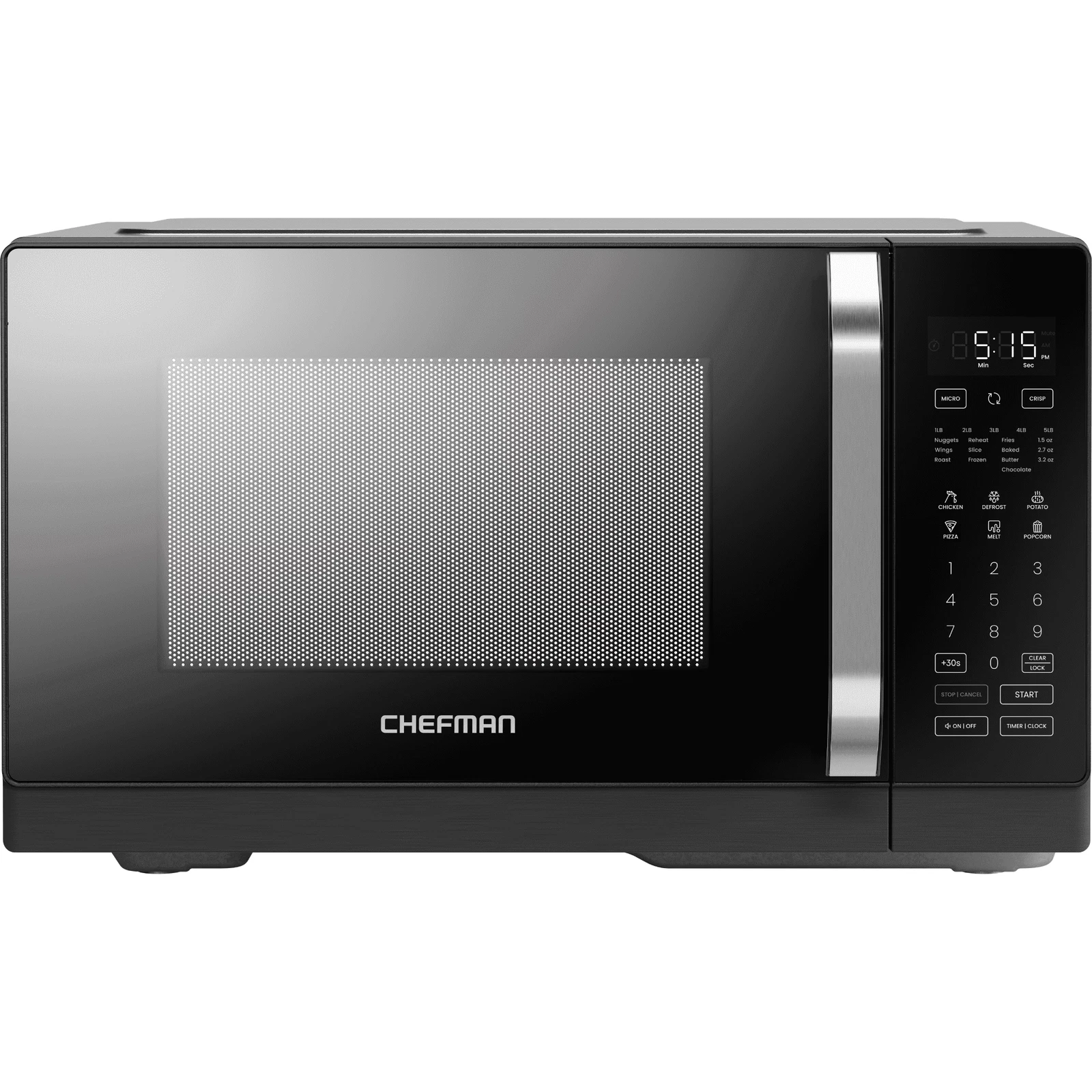 Microcrisp 0.8 Cu. Ft. Countertop Microwave Oven + Crisper, 1800 Watts - Black
Opens in a new window