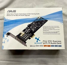 ASUS XONAR DX PCI Express 7.1 Audio Sound Card 100% Complete Working