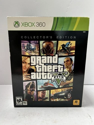 Grand Theft Auto V Collector's Edition Box for Xbox 360