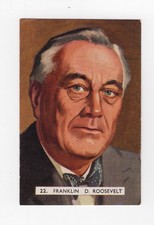 Weet-bix Australia 1951 #22 USA President Franklin D Roosevelt