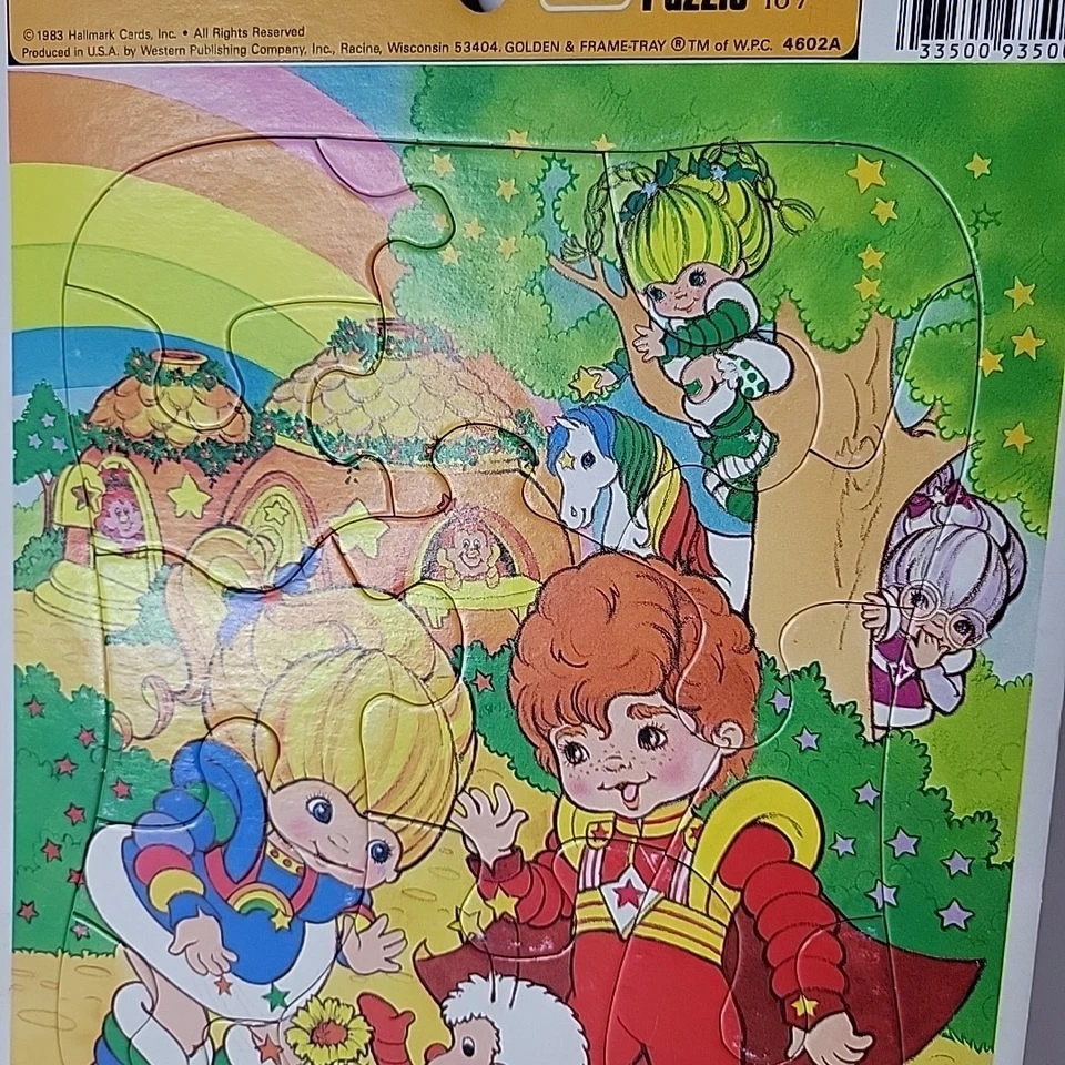 Golden Frame-Tray Puzzles Rainbow Brite Vtg 1983  - Image 3 of 4