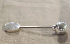 Sterling Silver  Engravable Baby Rattle 22 GRAMS