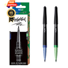 BODYMARK by BIC; Temporary Tattoo Marker; Old 1 Count Pack of 2 , School