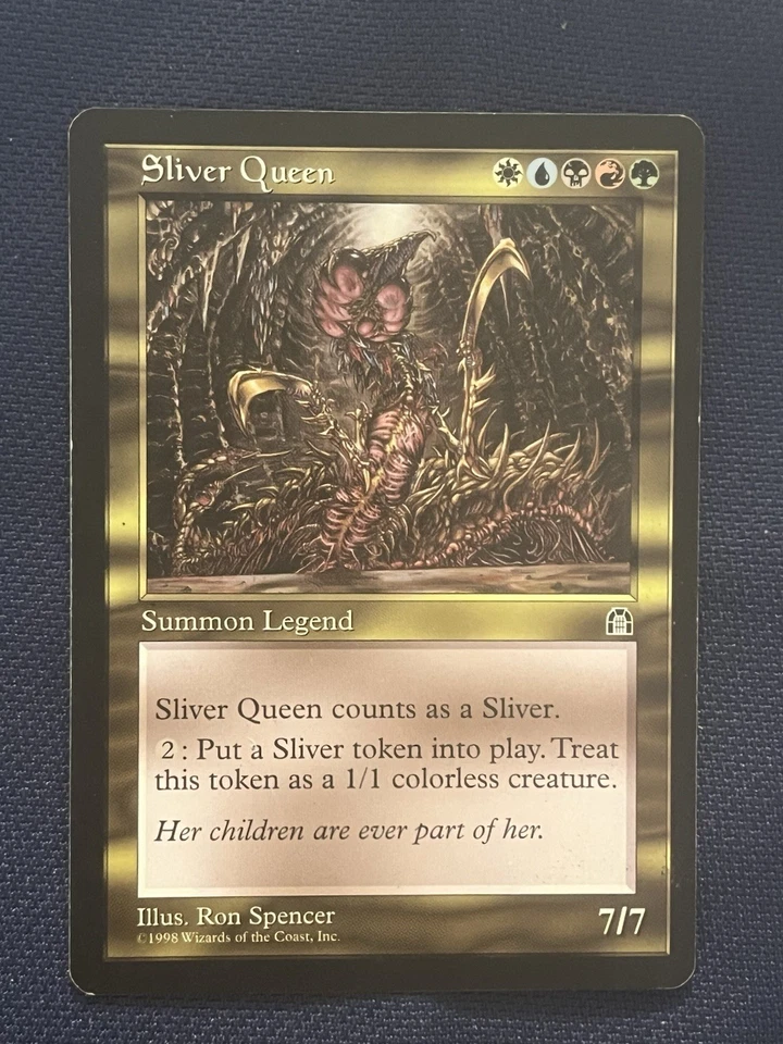 MTG 1998 Sliver Queen English *LP* Stronghold - Image 2 of 4