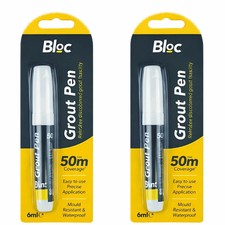 2 x Tile Grout Whitening Pen Refresher White Kitchen Shower Bathroom Paint