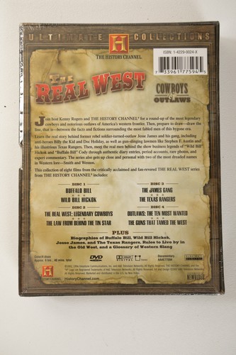The Real West Cowboys & Outlaws DVD Collection (H5L/JSF6) TV Series New - Picture 2 of 3