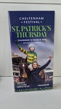 CHELTENHAM FESTIVAL 2026 DAY THREE ST PATRICKS THURSDAY RACECARD - BRAND NEW