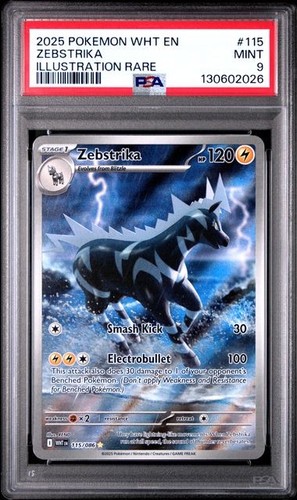 Zebstrika graded PSA 9 for sale on eBay
