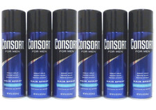 Consort Unscented Extra Hold Hair Spray for Men, 12-Hour Hold, Not Sticky 8.3 oz