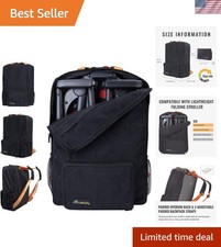3-in-1 Lightweight Stroller Travel Bag for GB Pockit Pockit Air - Black