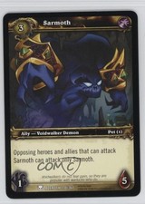 2006 World of Warcraft TCG: Heroes of Azeroth Sarmoth #130