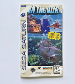 In The Hunt (Sega Saturn, 1994) CIB Complete Authentic Game w/ Reg Card