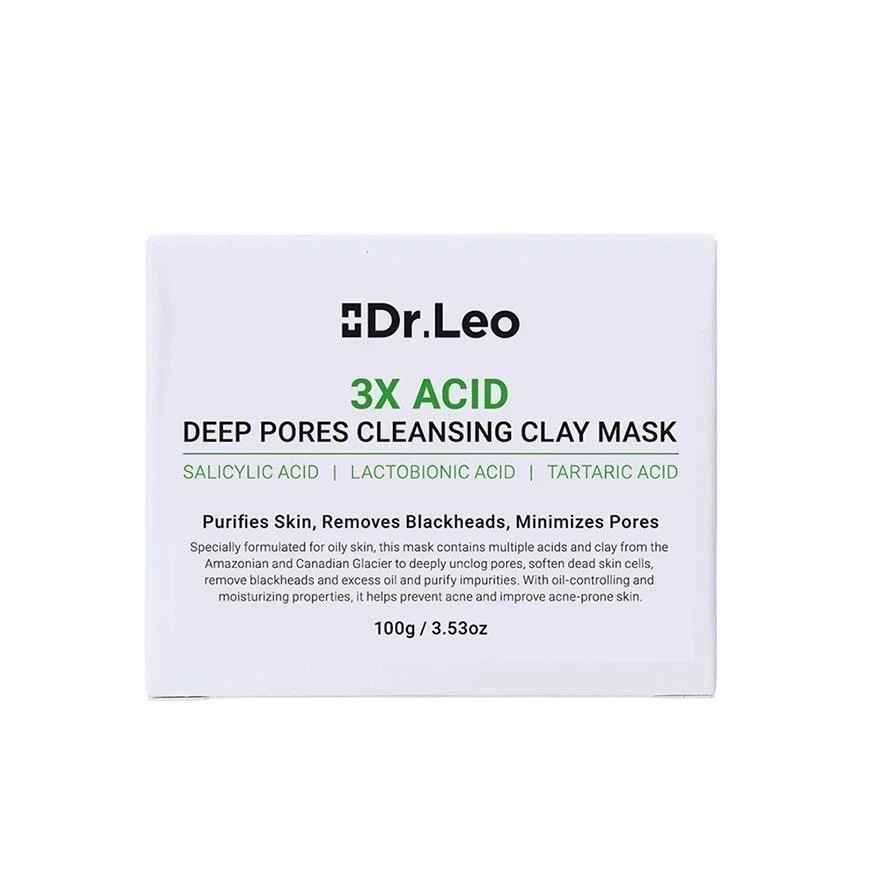 Dr.Leo Amazon White Deep Pores Cleansing & Purifying Clay Mask 100 g ( X 5 )