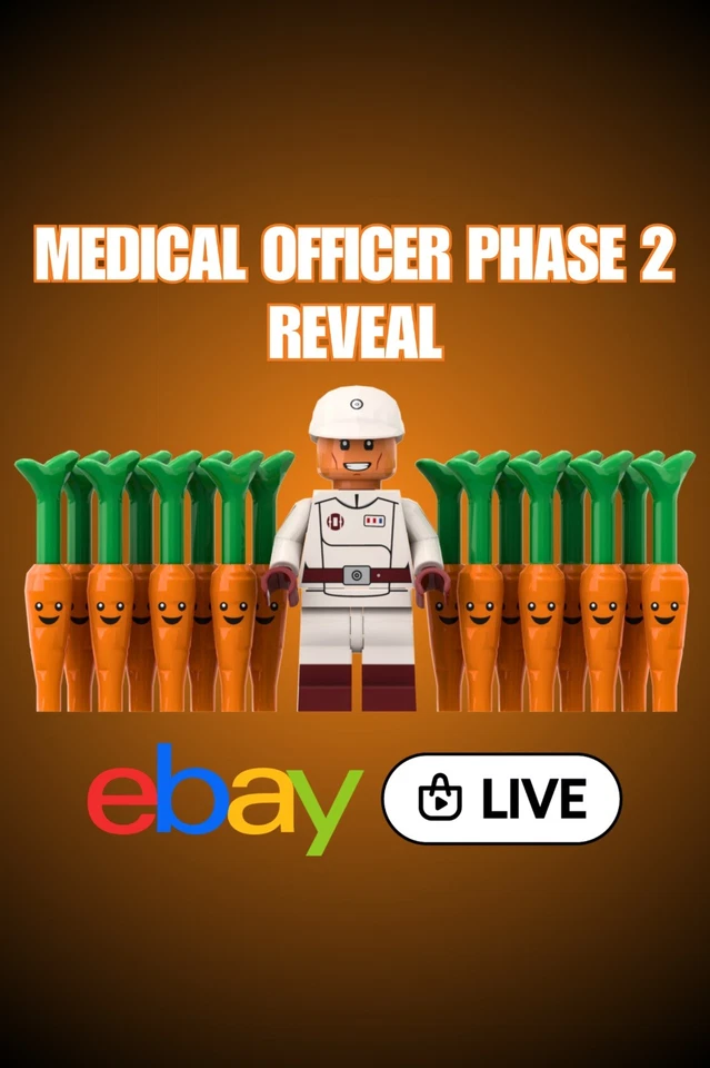 Medical Officer Phase 2 Reveal - Individuell bedruckte Minifiguren & Teile