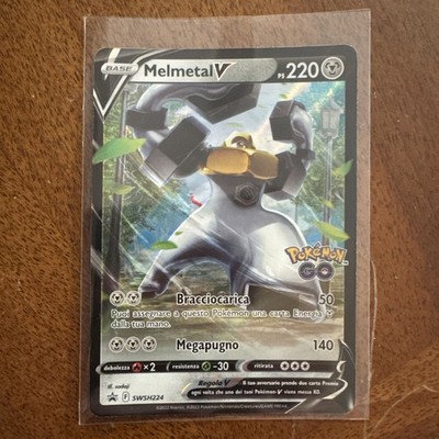 Pokemon Karte - Melmetal V (SWSH 224) - Pokemon Go Promo - ITA