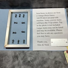 Vintage DIXIE-NARCO Can Retreival Slot Bezel w/fasteners. Fits 168/99-6 & Others