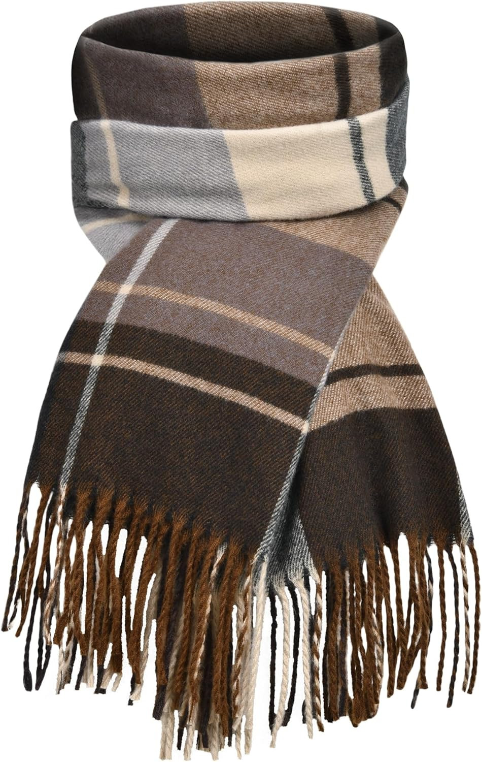 Scarf for Women, Womens Winter/Fall Scarf,Long Plaid Shawls and Wraps, Cashmere