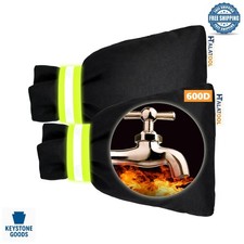2-Pack Insulated Outdoor Faucet Covers - Freeze Proof, Waterproof, Reflective...