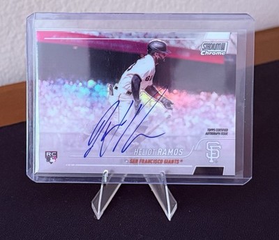 2022 Topps Chrome Stadium Club Heliot Ramos Autograph Card SCCUA-HR SF Giants RC