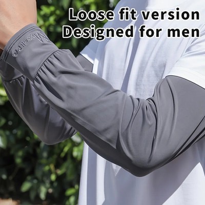 Cooling Arm Sleeves Breathable Sun Protection Ice Slik Sleeves Summer Outdoor Sp