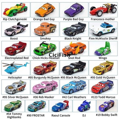 Disney Pixar Cars 3 National Numbered Racing Boost Sterling Diecast Model Cars