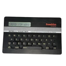 Vintage FRANKLIN Spell Master Linguistic Technology by Merriam-Webster, exc cond