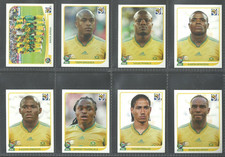 9 x SÜDAFRIKA - Panini WM 2010 Sticker Südafrika [unbenutzt]