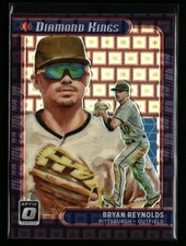 Bryan Reynolds 2021 Donruss Optic #25 Pandora Purple #/99 Diamond Kings Pirates