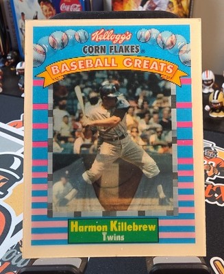 1991 Sportflics Kellogg's Corn Flakes Baseball Greats - Harmon Killebrew #6