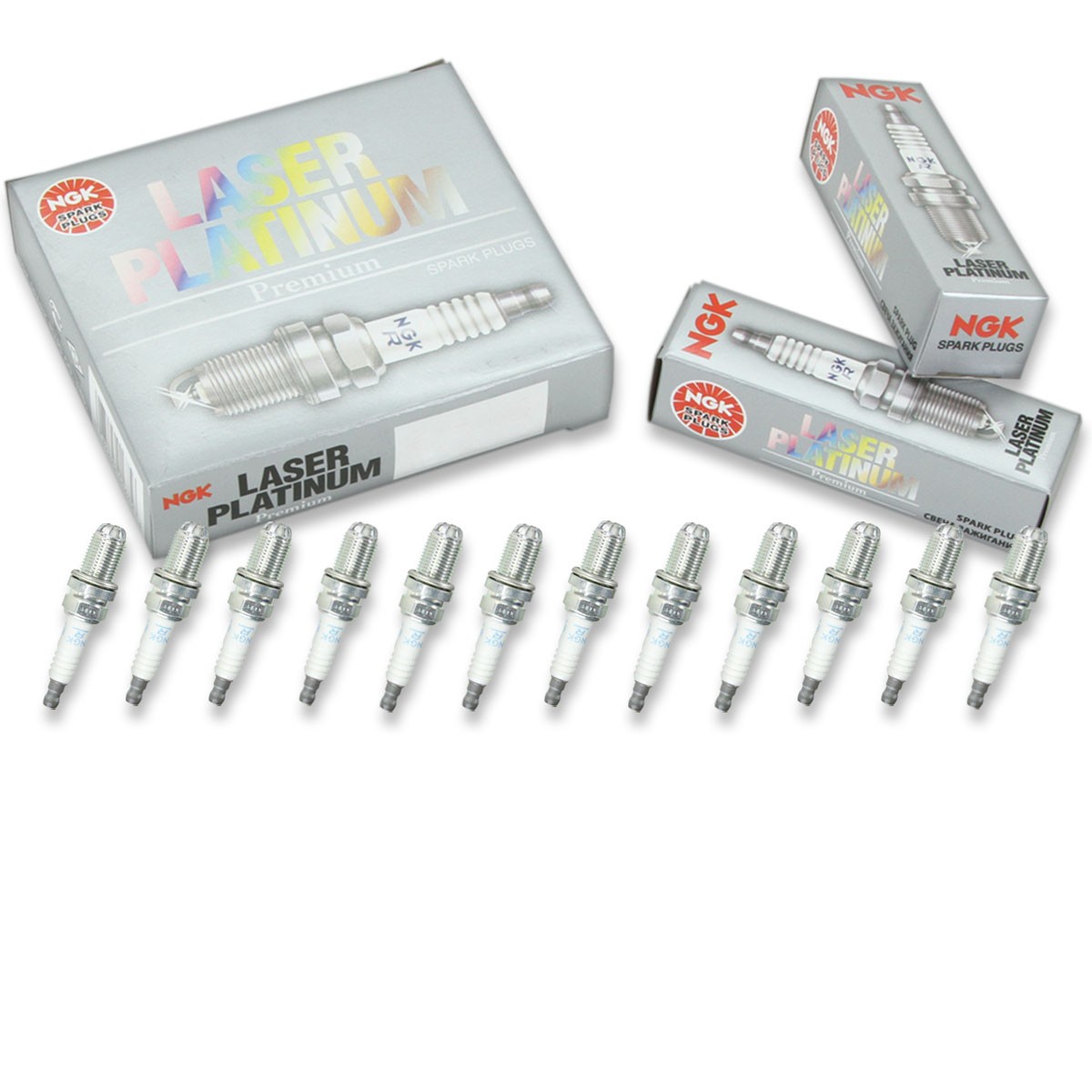 12 pc NGK Laser Platinum Spark Plugs for 2002 Rolls-Royce Park Ward 5.4L V12 qm