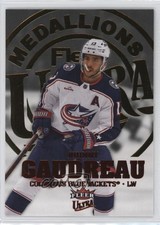 2023-24 Fleer Ultra Medallions Titan Achievement 6/75 Johnny Gaudreau #M-15 13ft
