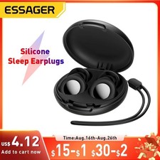 Essager Silicone Ear Plugs Sleep Noise Reusable Earplug with Storage Case Soft