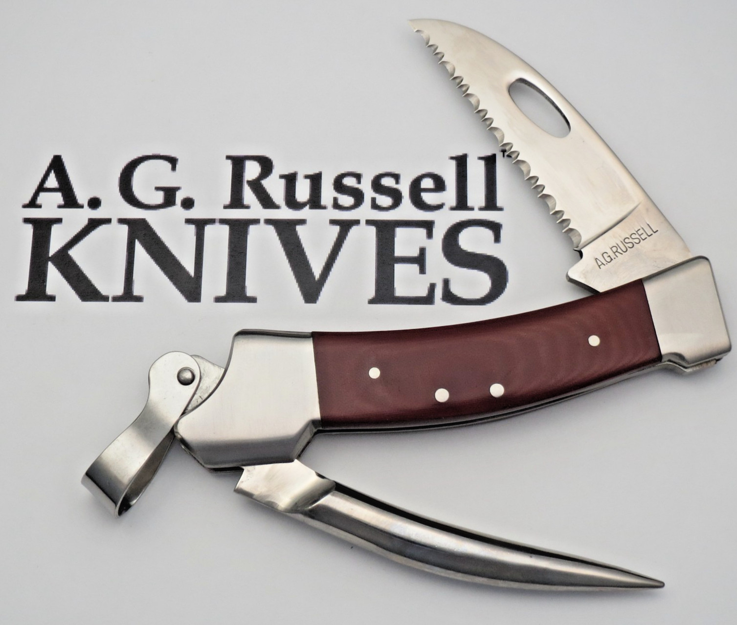 AG Russell Seki Japan - Mariner's Marlin Spike Pocket Knife - Amazing Quality